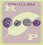 Bouton pression métal 12mm
