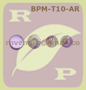 Bouton pression métal T10