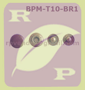 Bouton pression métal 