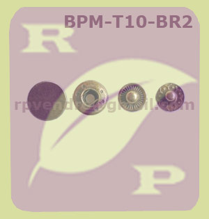 Bouton pression métal 