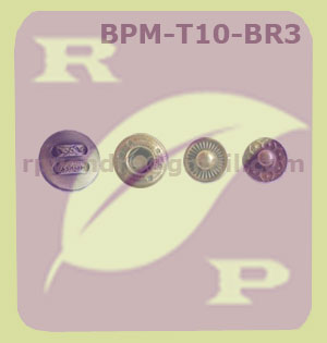 Bouton pression métal 