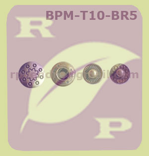 Bouton pression métal 