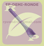 Jeu de découpe demi ronde