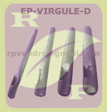 Emporte-pièce Virgule Droite