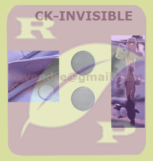 Bouton magnétique invisible