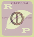 Anneaux donuts en noix de coco