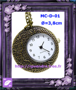 Montre Collier Fantaisie Lune