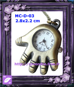 Montre Collier Fantaisie Main