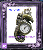 Montre Pendentif Animaux Hippocampus