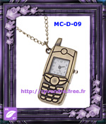 Montre Collier Fantaisie téléphone