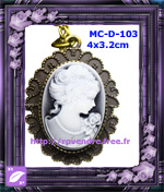 Montre Pendentif Femme Bleu