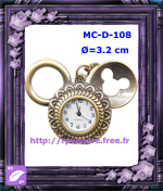 Montre Pendentif Disney