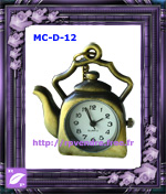 Montre Collier Fantaisie Théière 