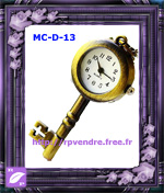 Montre Pendentif Fantaisie Clé