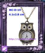 Montre Collier Porte Chance Hibou