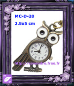 Montre Collier Porte Bonheur Hibou