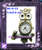 Montre Pendentif Animaux Hibou