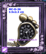 Montre Collier Fantaisie Pieds