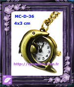 Montre Pendentif Dauphin