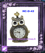 Montre Collier Hibou Porte Bonheur