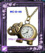 Montre Pendentif Eléphant