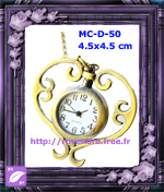 Montre Collier Fantaisie Coeur