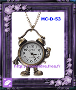 Montre Pendentif Fantaisie réveil