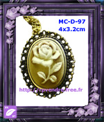 Montre Collier Rose Jaune