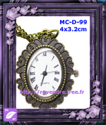Montre Collier Femme jaune