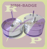 Matrice pour la machine badges