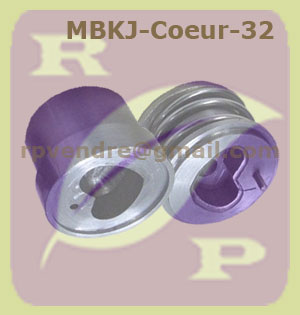 Matrice à bouton recouvrir en forme coeur
